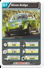 Kw4297 autokaartje g1 nissan redigo, Verzamelen, Automerken, Motoren en Formule 1, Ophalen of Verzenden, Auto's
