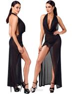 Noir Handmade Jurk - Nieuw!, Verzenden, Zwart, Unknown, Lamornl