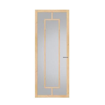 Eiken binnendeur met glas opdekdeur 83 x 201 Svedex beschikbaar voor biedingen