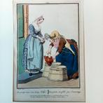 Maaskamp Klederdracht 1803 No. 4. Melkmeisje Melkverkoopster, Antiek en Kunst, Ophalen of Verzenden