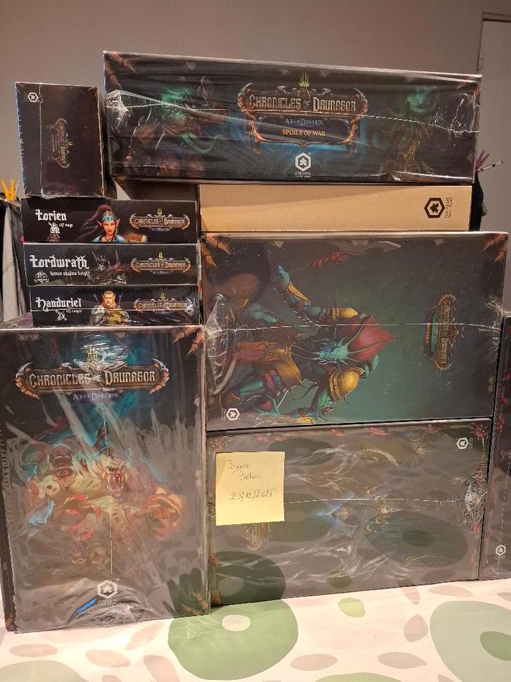 Chronicles of Drunagor - Kickstarter, Hobby en Vrije tijd, Gezelschapsspellen | Bordspellen, Zo goed als nieuw, Een of twee spelers