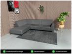 GRATIS LEVERING Hoekbank Donkergrijs 275x210 REFURBISHED, 250 tot 300 cm, Hoekbank, Ophalen of Verzenden, Zo goed als nieuw