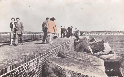 02050 - IJmuiden - Pier, Verzamelen, Ansichtkaarten | Nederland, Gelopen, Noord-Holland, 1940 tot 1960, Verzenden