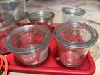 Verschillende Wekpotjes voor bv jam, Huis en Inrichting, Keuken | Potten en Pannen, Ophalen of Verzenden, Gebruikt, Glas, Pot, Bus of Blik