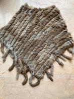 Echt bont poncho nieuw, Kleding | Dames, Ophalen of Verzenden, Nieuw, Beige