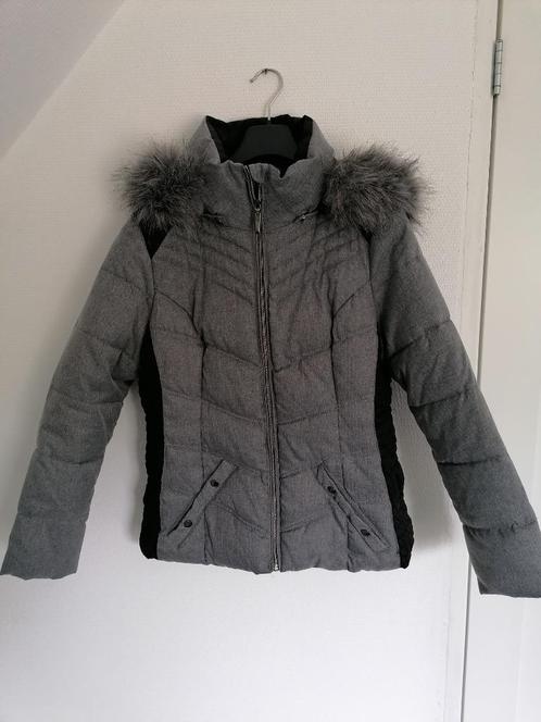 Jas, Kleding | Dames, Jassen | Winter, Zo goed als nieuw, Maat 42/44 (L), Grijs, Ophalen