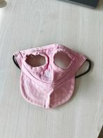 Roze dieren pet / Zonnehoedje, Ophalen of Verzenden, Zo goed als nieuw, Hondenpet