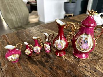 Vintage Limoges - ca 30 items - ca 1965-1970 in één koop beschikbaar voor biedingen