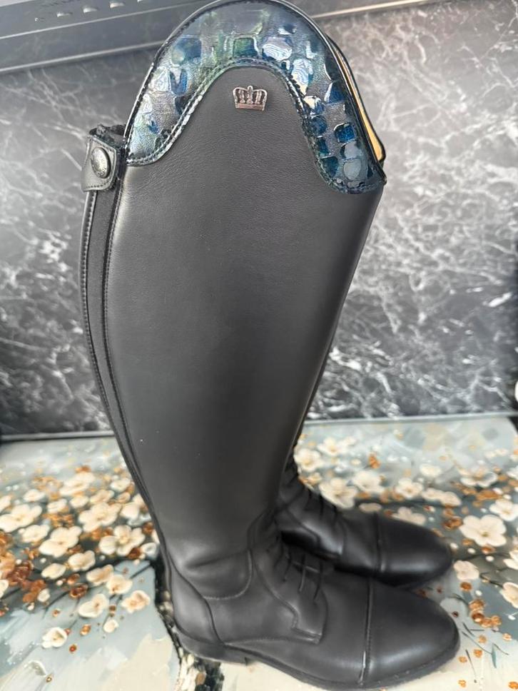 Kingsley lederen rijlaars maat 38, Dieren en Toebehoren, Paardrijkleding, Zo goed als nieuw, Schoeisel, Dressuur, Ophalen of Verzenden