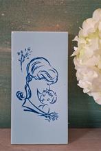 Vintage MOSA tegeltje, moeder en kind, Antiek en Kunst, Antiek | Keramiek en Aardewerk, Ophalen of Verzenden