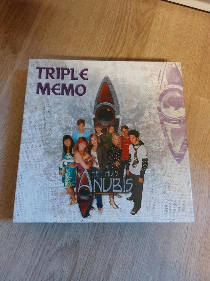 Het huis anubis triple memo memory spel, Hobby en Vrije tijd, Gezelschapsspellen | Kaartspellen, Ophalen of Verzenden