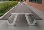 Picknicktafel duurzaam onderhoudsarm van staal en composiet, Ophalen of Verzenden, Nieuw, Rechthoekig, Staal