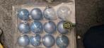 24 glazen licht blauwe kerstballen nu 4 euro, Sport en Fitness, Bowlen, Ophalen of Verzenden, Nieuw, Bal