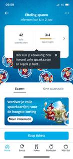 AH spaarkaarten Efteling €0,50 per volle spaarkaart, Verzamelen, Albert Heijn, Ophalen