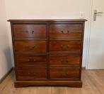 Massief houten archief ladekast met 4 lades – Jan Frantzen, Ophalen, Klassiek, 50 tot 100 cm, Zo goed als nieuw