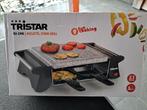 Tristar RA-2990 Raclette Stone Grill - Nieuwstaat, Ophalen of Verzenden, Uitneembare platen, Zo goed als nieuw