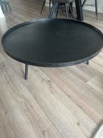 Wood salontafel XXL zwart, Rond, Zo goed als nieuw, Minder dan 50 cm, 50 tot 100 cm