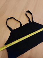 Te koop gala zwart topje, Kleding | Dames, Tops, Zwart, Ophalen of Verzenden, Zo goed als nieuw, Maat 36 (S)
