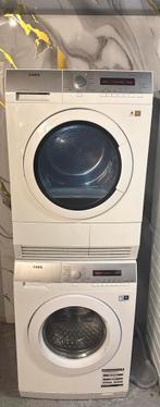 Aeg wasmachine en droger set A++ 9 kg - Zo goed als nieuw, Gebruikt, 8 tot 10 kg, Ophalen of Verzenden, 85 tot 90 cm