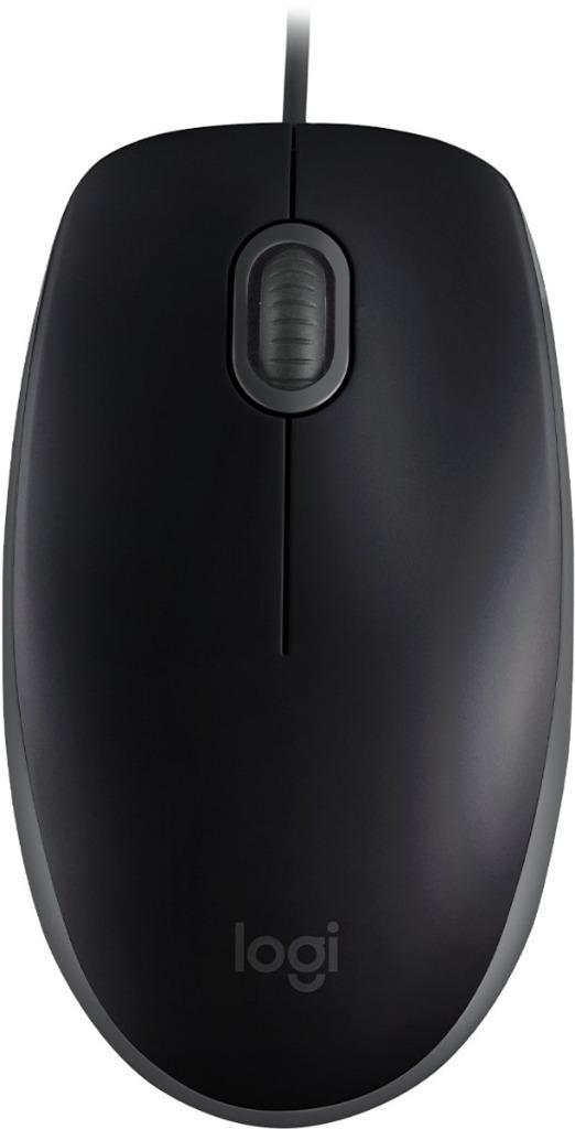 Logitech M110 Bedrade Silent Muis - Zwart, Computers en Software, Muizen, Nieuw, Muis, Linkshandig, Rechtshandig, Draadloos, Ergonomisch