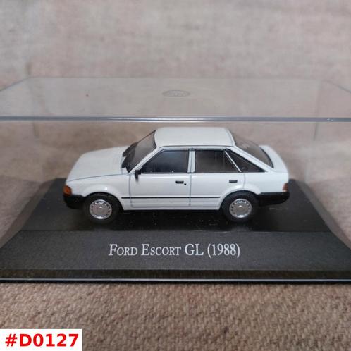 Ford Escort GL (1988) white / wit IXO Altaya 1:43 NIEUW OVP, Hobby en Vrije tijd, Modelauto's | 1:43, Nieuw, Auto, Overige merken