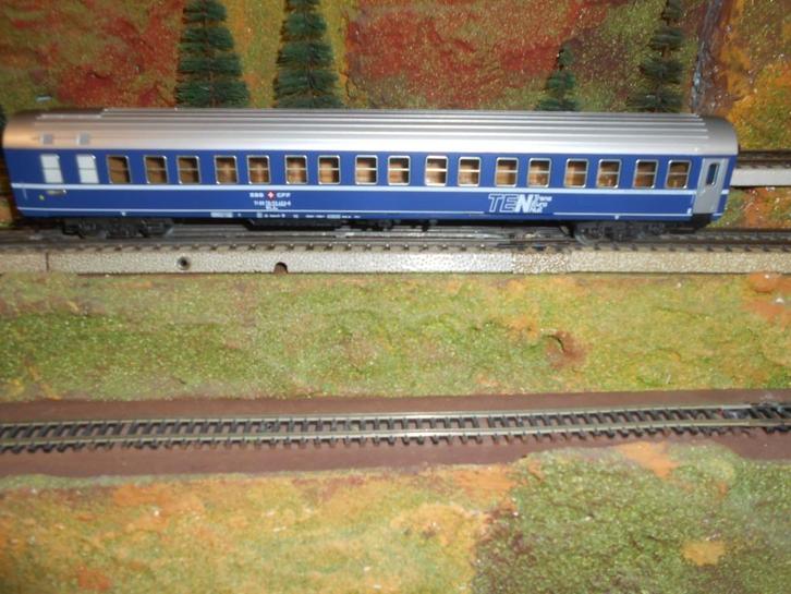 Märklin 4182, slaapwagon van de SBB Zwitserland TEN, Hobby en Vrije tijd, Modeltreinen | H0, Nieuw, Wagon, Wisselstroom, Märklin