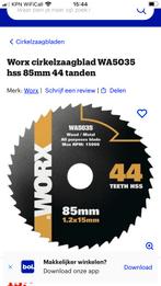 Worx zaagblad en een van gamma 2 stuk zaagblad, Doe-het-zelf en Verbouw, Ophalen of Verzenden, Zo goed als nieuw, 1200 watt of meer