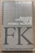 Beknopte geschiedenis van de antieke filosofie – de Strycker, Ophalen of Verzenden, Gelezen, E. de Strykcer