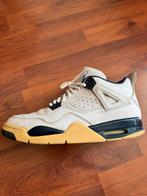 1999 Nike Air Jordan 4 IV White Navy us11 45 leather vintage, Wit, Ophalen of Verzenden, Sneakers of Gympen, Gedragen