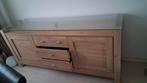 Dressoir l eiken massief  205x52x91, Huis en Inrichting, Kasten | Dressoirs, Ophalen of Verzenden, Zo goed als nieuw, 25 tot 50 cm