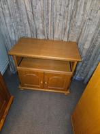 Eiken TV kastje met uitschuiflade, Huis en Inrichting, Ophalen, Gebruikt, Eikenhout, 50 tot 100 cm