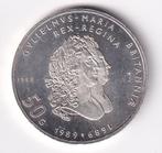 50 Gulden 1988 met rand deukje, Postzegels en Munten, Munten | Nederland, Koningin Beatrix, Zilver, Ophalen of Verzenden, Losse munt