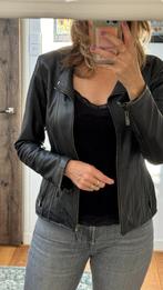 Leren jack, Verzenden, Gedragen, Maat 38/40 (M), Zwart