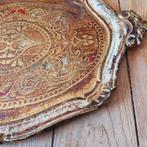 Lucky Vintage Florentijns dienblad Italië brocante, Gebruikt, Brocante, Lucky Vintage, Florentijns dienblad