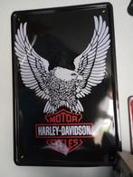 Harley Davidson teksten bord, Verzamelen, Ophalen of Verzenden, Zo goed als nieuw, Reclamebord