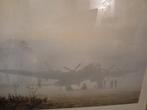 Schilderij "lancaster in de mist", Verzamelen, Militaria | Tweede Wereldoorlog, Ophalen, Nederland