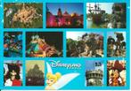 Ansichtkaart	Parijs (Frankrijk)	Disneyland	12-luik, Verzamelen, Ansichtkaarten | Buitenland, Verzenden, 1980 tot heden, Gelopen
