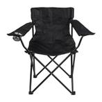 Canvas armstoel - zwart - 50x80x80 cm nieuw, Huis en Inrichting, Stoelen, Klap, Zwart, Nieuw, Ophalen of Verzenden