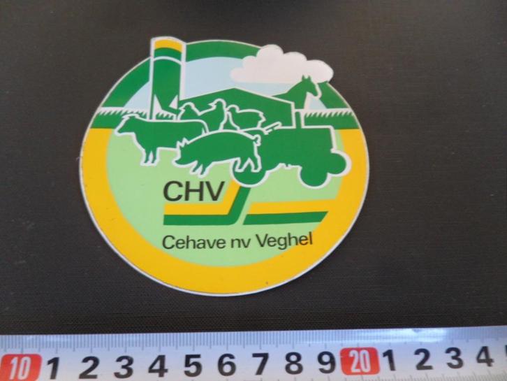 sticker CHV cehave nv veghel vee silo stal trekker, Verzamelen, Stickers, Zo goed als nieuw, Ophalen