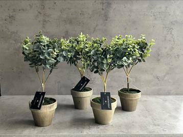 Kunstplantjes op stam 4 stuks 30cm beschikbaar voor biedingen