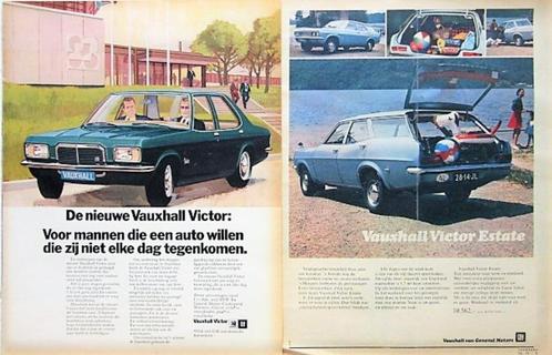 10+ vintage advertenties reclames Vauxhall Victor autos 68-2, Verzamelen, Automerken, Motoren en Formule 1, Gebruikt, Auto's, Verzenden