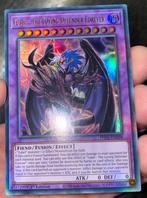 Yu-Gi-Oh! Yubel-the Loving Defender Forever PHNI 1st Ed Mint, Ophalen of Verzenden, Zo goed als nieuw, Losse kaart, Foil