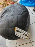 Lederen poef nieuw, Ophalen, Nieuw, Zwart, Zitzak