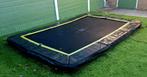 EXIT Silhouette inground sports trampoline 214x305cm - zwart, Ophalen, Zo goed als nieuw