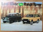 Folder van Land Rover, Range Rover, circa 1982, Ophalen of Verzenden, Nieuw, Overige merken