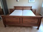 slaapkamer bed 180x210, Huis en Inrichting, Gebruikt, Bruin, 210 cm, Tweepersoons