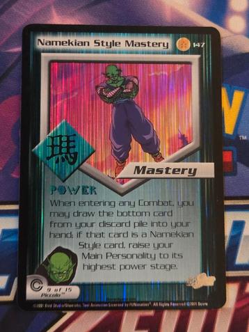 Namekian Style Mastery 147 DBZ CCG Trunks Saga Foil - EXC beschikbaar voor biedingen