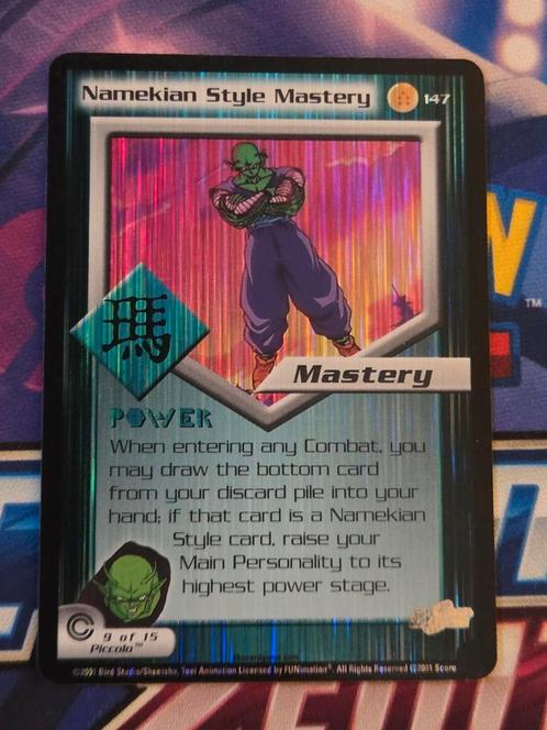 Namekian Style Mastery 147 DBZ CCG Trunks Saga Foil - EXC, Hobby en Vrije tijd, Verzamelkaartspellen | Overige, Gebruikt, Losse kaart