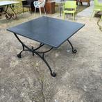 Granieten Tuintafel - Stalen Frame - 115x115x73cm, Ophalen of Verzenden, Nieuw, Vierkant, Overige materialen