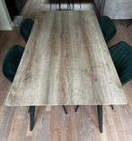 Eettafel met stoelen set, Huis en Inrichting, Tafels | Eettafels, Ophalen, Gebruikt, 50 tot 100 cm, 150 tot 200 cm